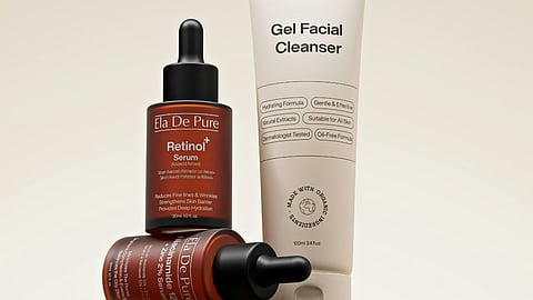 Ela De Pure skincare products.