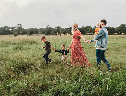 family on a trip