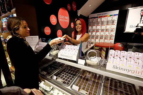 NEW YORK, NY - JANUARY 26:  Bethenny Frankel launches Skinnygirl Candy at Dylan's Candy Bar Union Square on January 26, 2016 in New York City.  (Photo by Dimitrios Kambouris/Getty Images for Skinnygirl Candy)