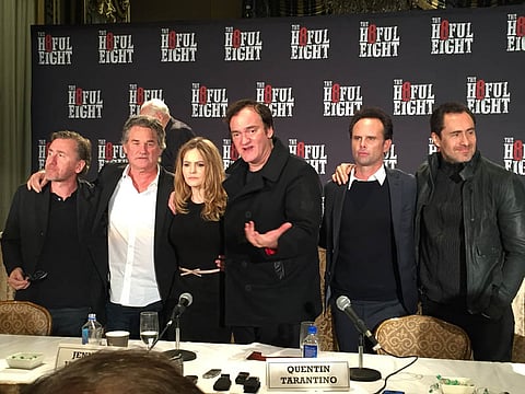 Quentin Tarantino’s H8ful Eight NY Press Conference