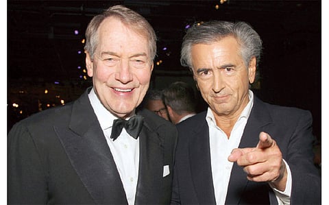 Friends Of Hermione-Lafayette Nyc Gala: Charlie Rose, Bernard