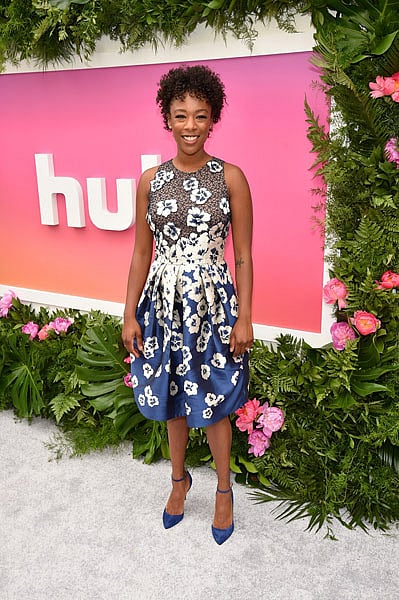 Actress Samira Wiley attends the Hulu Upfront Brunch at La Sirena Ristorante on May 3, 2017 in New York City. (Photo by Bryan Bedder/Getty Images for Hulu)