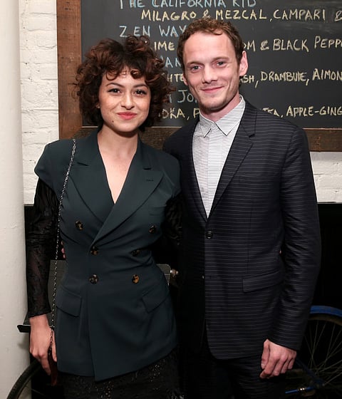 Alia Shawkat and Anton Yelchin attend the 2015 Tribeca Film Festival 2015 After Party for Driftless Area – Sponsored by Peroni