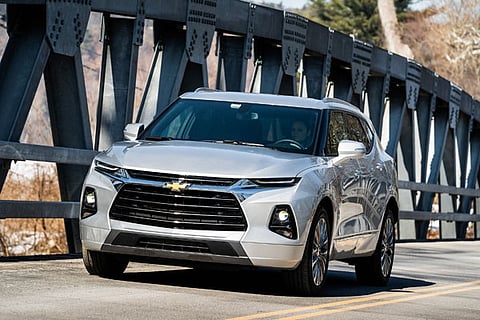The 2019 Chevrolet Blazer midsize SUV drive Saturday, March 9, 2019 in Hudson Valley, New York. (TalismanPHOTO for Chevrolet)