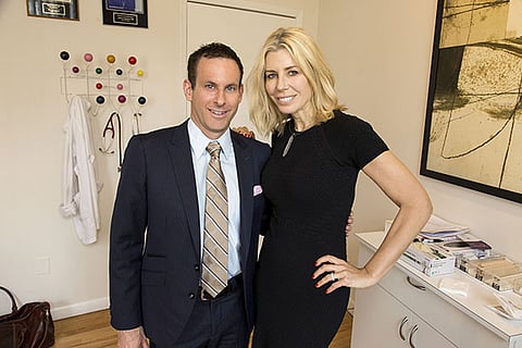 Dr. Mark and Aviva Drescher at his SoHo office