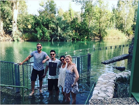JAMIE LYNN SIGLER & LANCE BASS IN ISRAEL