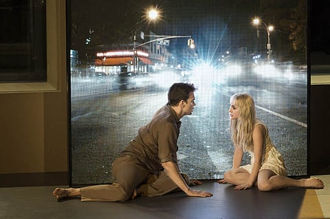 Michael C. Hall and Sophia Anne Caruso in LAZARUS / photo by Jan Versweyveld