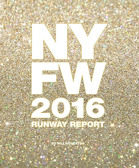 New York Fashion Week 2016 Runway Report
