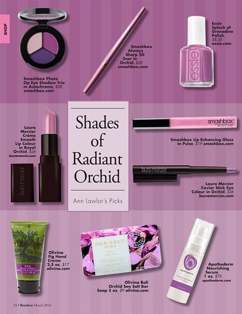 Shades of Radiant Orchid