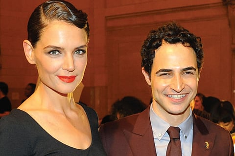 Zac Posen FW 2015 Show: Katie Holmes, Zac Posen