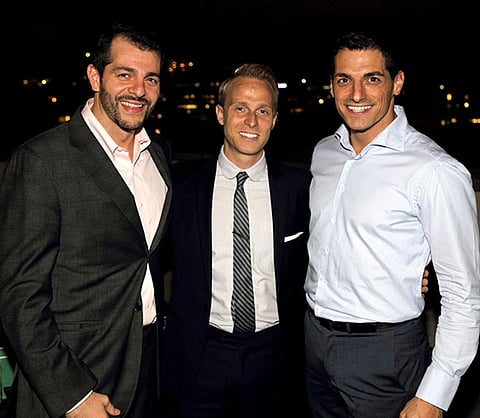 Pictured: (L to R) Jeremiah LoRusso (Douglas Elliman), Jason Hill (Douglas Elliman), Stephen Fascianella