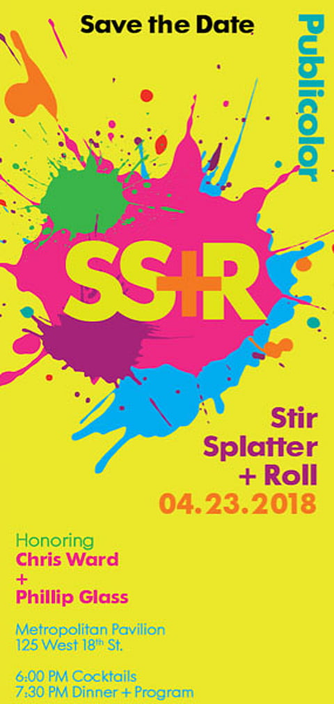 PUBLICOLOR’S “STIR, SPLATTER + ROLL” BENEFIT
