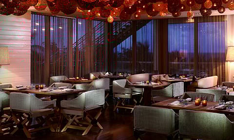 BALEENkitchen Dining Room at Solé Miami,A Noble House Resort on Sunny Isles Beach.