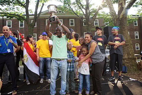 New York, NY - September 16, 2017: The 13th Annual Vendy Awards, hosted by the Street Vendors Project, took place on Governors Island.