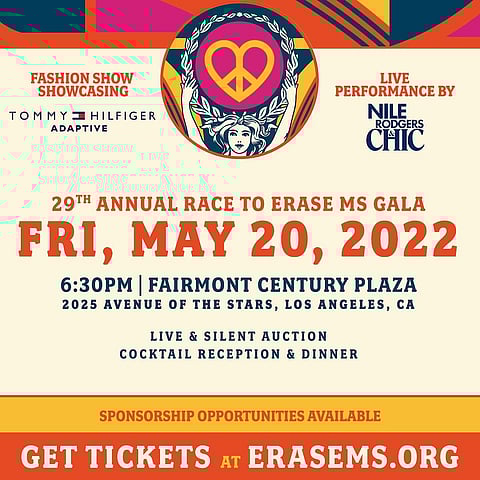Race to Erase Ms 2022 Gala Returns to La on May 20 Featuring Nile Rodgers & Chic & a Fashion Show With Tommy Hilfiger Adaptive