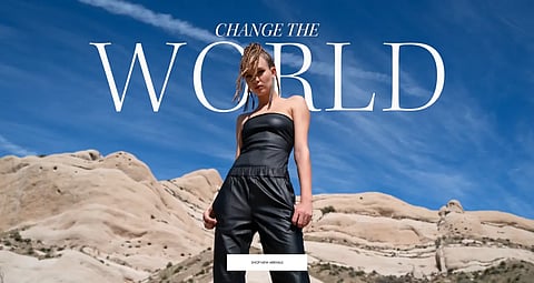 As by DF Launches F/w 2022 Sustainable Leather Collection Modeled by Josephine Skriver