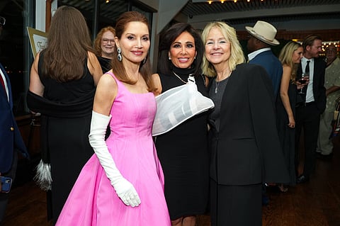 NEW YORK, NY - NOVEMBER 4: Jean Shafiroff, Jeanine Pirro and Pat Deshong attend Operation Warrior Shield's Healing for Heroes Gala honors Jean Shafiroff, Patricia Deshong and Doris Day Animal Foundation at The Water Club on November 4, 2022 in New York. (Photo by Sean Zanni/PMC) *** Local Caption *** Jean Shafiroff;Jeanine Pirro;Pat Deshong