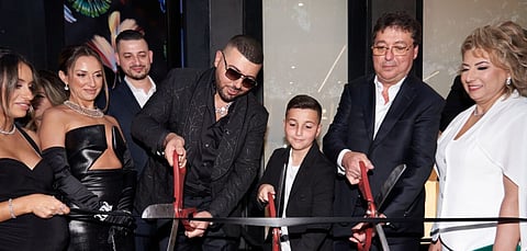 American Rapper Rick Ross Performed During The Avi & Co. Grand Opening