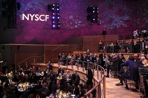 NEW YORK, NEW YORK - OCTOBER 10: Atmosphere at the New York Stem Cell Foundation (NYSCF) Gala & Science Fair at Jazz at Lincoln Center on October 10, 2023 in New York City. (Photo by Sean Zanni/Patrick McMullan via Getty Images)