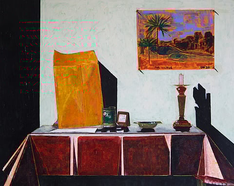 acrylic; painting; art; artwork; drawing; still life; Acrylic and pencil on wood panel