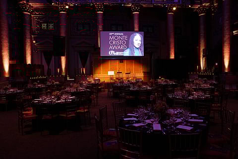 NEW YORK, NEW YORK - NOVEMBER 06: A view of atmosphere as Eugene O'Neill Theatre Center Hosts The 22nd Monte Cristo Award Honoring Lynn Nottage at Capitale on November 06, 2023 in New York City. (Photo by Bennett Raglin/Getty Images for Eugene O'Neill Theater)