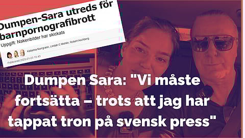 Dumpen-Sara tänker inte ge upp