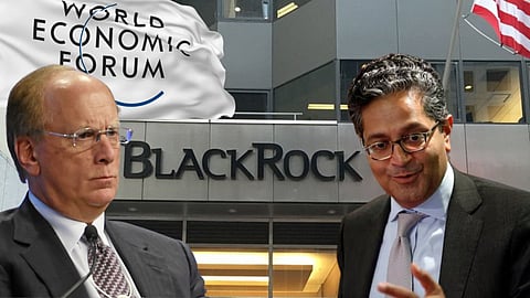 Laurence Fink, vd för Blackrock, och Salim Ramji, vd for Vanguard.