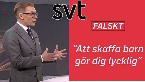SVT: Barn gör dig olycklig