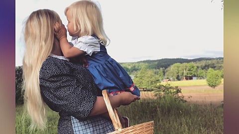 Lyckan i att få en snäcka av sin dotter