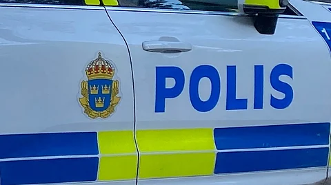 Larmet kom in till polisen på söndagskvällen.