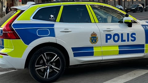 Polisen har upprättat en anmälan om skadegörelse genom brand.