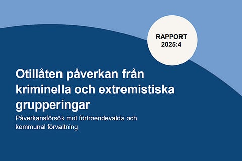 BRÅ: Klaner påverkar kommunanställda