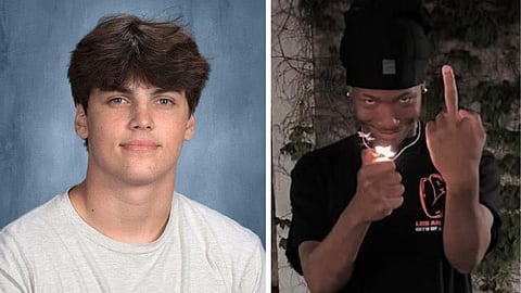 Austin Metcalf och Karmela Anthony.