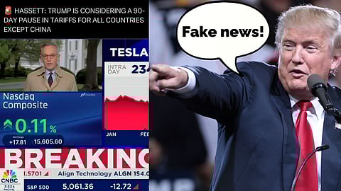Trump rasar – fake news från massmedia ledde till börsvärdesväng på flera BILJONER dollar