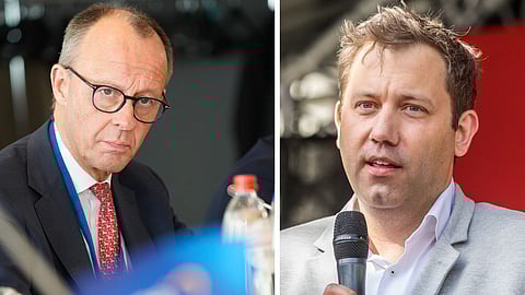 Freidrich Merz (CDU), Lars Klingbeil (SPD)