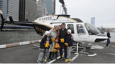 Hela familjen dog i helikopterkraschen.