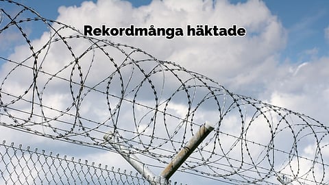 Rekordmånga häktade i Stockholms län