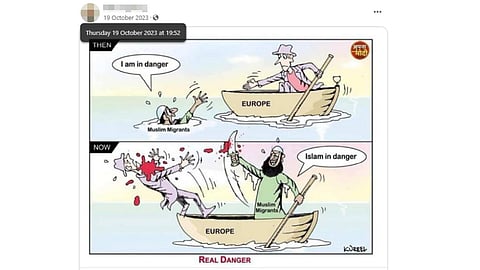 Döms för hets mot folkgrupp – delade islamkritisk satirbild