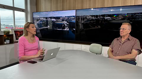 Mats Dagerlind, före detta ansvarig utgivare på Samnytt, intervjuas av Isabelle Eriksson.