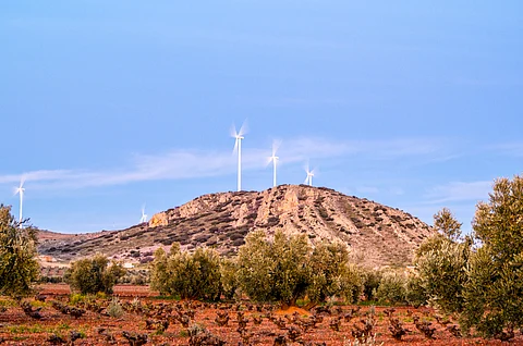 Vindkraftverk i Spanien