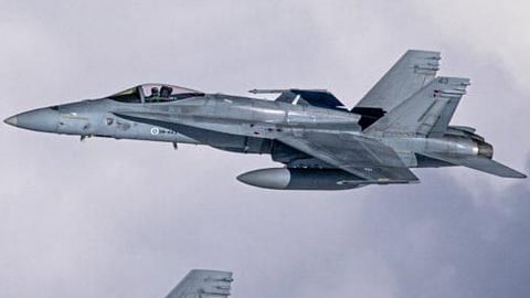 Planet kraschade i Rovaniemi flygplatsområde i Finland.