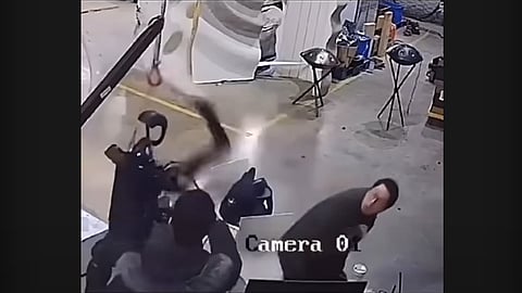 Roboten löpte amok av oklar anledning.