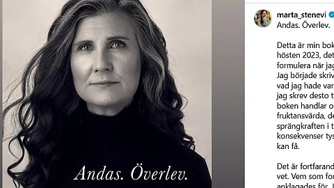 Märta Stenevis inlägg | Foto: Instagram