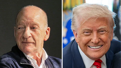 P.G. Gyllenhammar, tidigare vd och koncernchef för Volvo. Donald Trump, USA:s president.