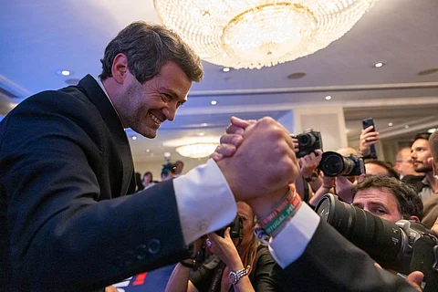 Nationalkonservativa partiet Chegas partiledare André Ventura.