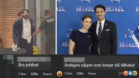 Mördaren (t.v.). Paret som mördades (t.h.).