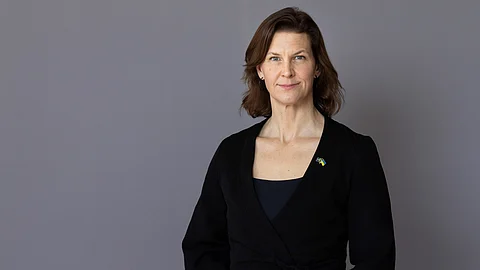 Jämställdhet- och arbetslivsminister Nina Larsson (L).