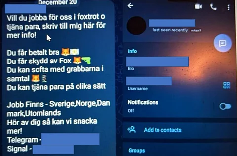 Tonåringar bosatta i Sverige rekryteras för morduppdrag i Norge – betalning upp till 20 miljoner