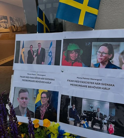 Kurdiska aktivister tog sig in i utrikesministerns lägenhetshus