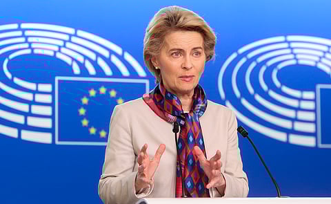 Europeiska kommissionens ordförande Ursula von der Leyen.